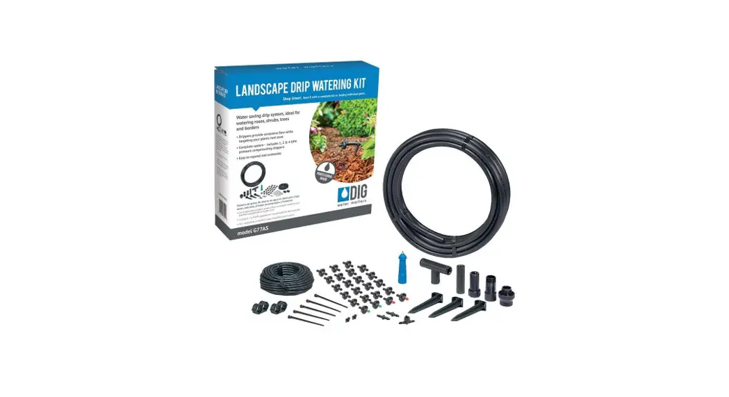 Dig G77as Landscape Drip Watering System Installation Guide