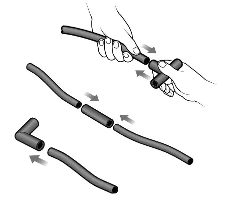 DIG G77AS Landscape Drip Watering System - drip fittings