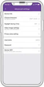 WP2056 - Advanced settings