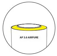 BLAUPUNKT AP 3.0 AIRPURE - Amber light indicates