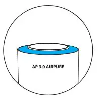 BLAUPUNKT AP 3.0 AIRPURE - Blue light indicates