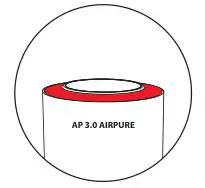 BLAUPUNKT AP 3.0 AIRPURE - Red light indicates