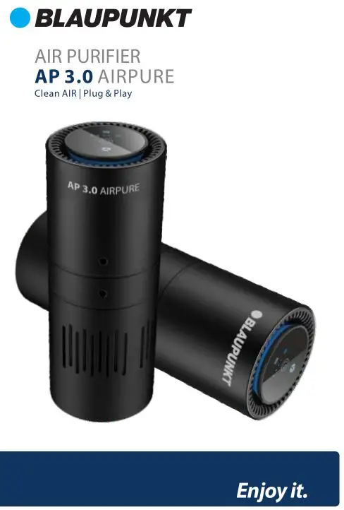 BLAUPUNKT AP 3.0 AIRPURE User Manual