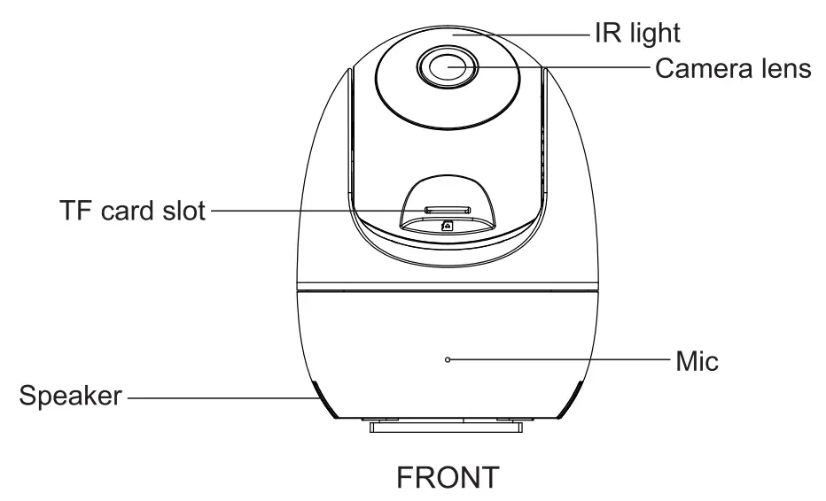 Hangzhou Xiongmai Technology ROBOT CAMERA for Android and iOS - front