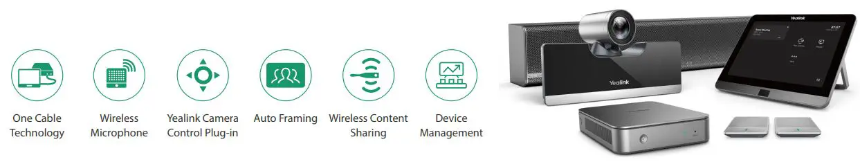 Yealink Microsoft Teams Rooms System - Microsoft Teams Rooms System for Small and Medium Room