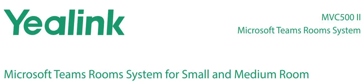 Yealink Microsoft Teams Rooms System