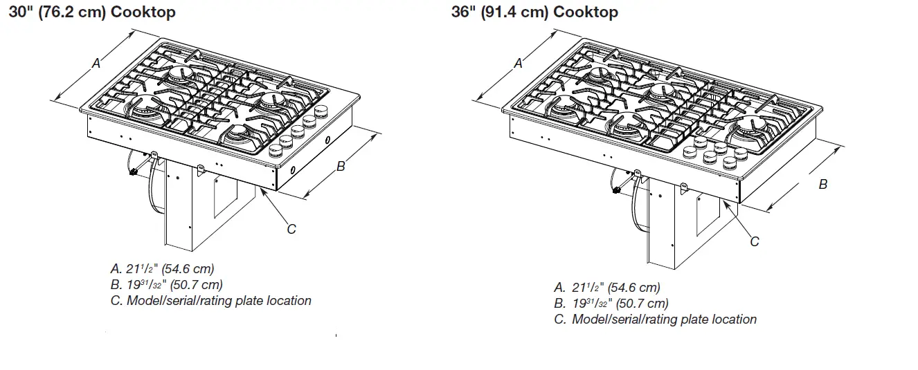 KitchenAid KCGD506GSS 36 Inch 91.4cm Gas Downdraft Cooktop-1