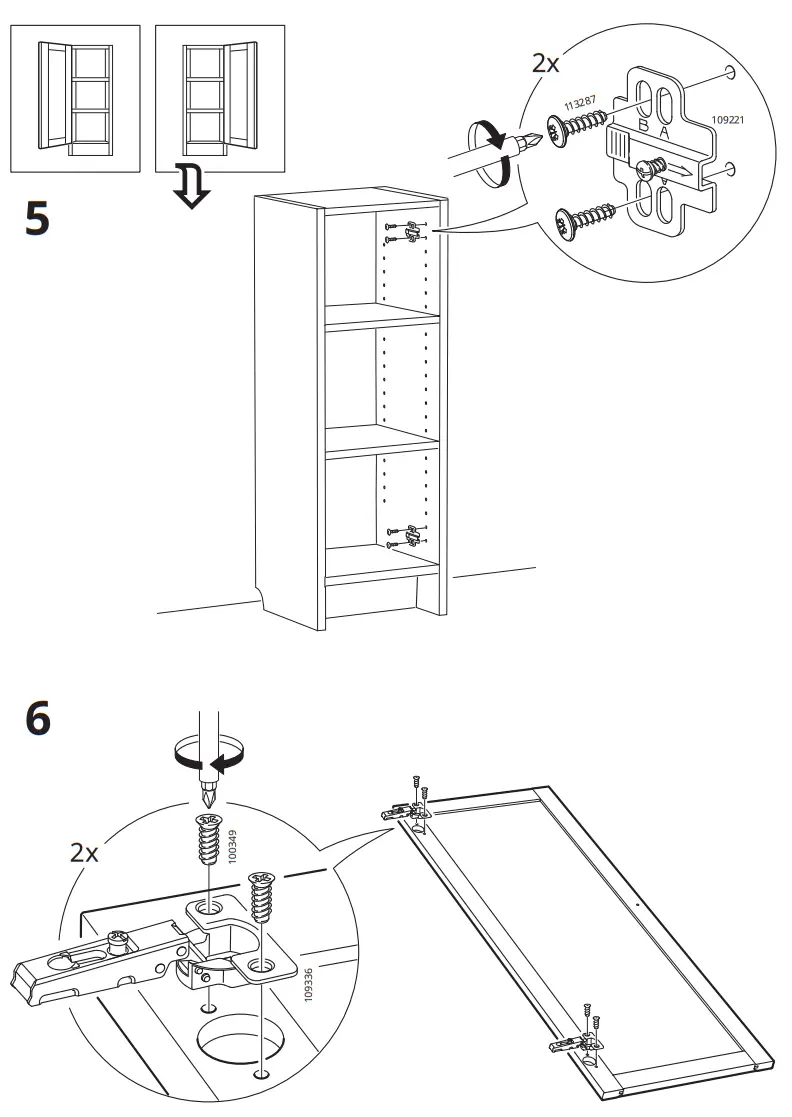 IKEA 602 756 85 OXBERG Door - fig 5