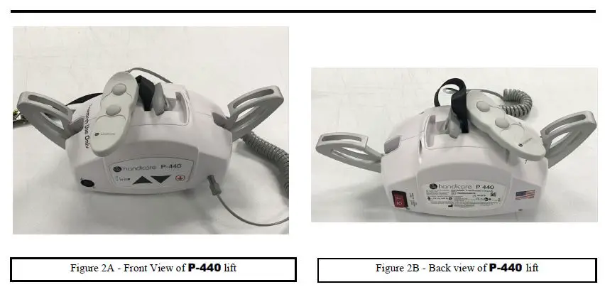 P440 Portable Ceiling Lift by Handicare FIG 2