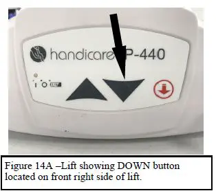 P440 Portable Ceiling Lift by Handicare FIG 23