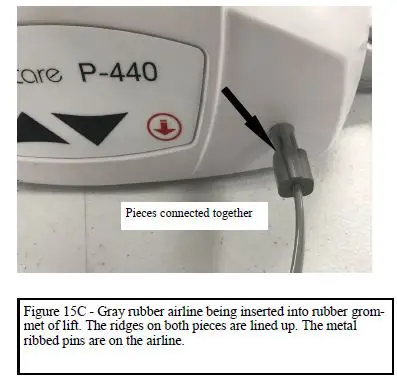 P440 Portable Ceiling Lift by Handicare FIG 29