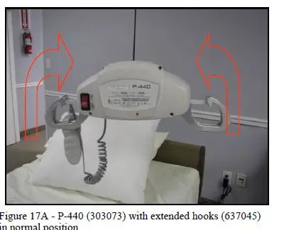 P440 Portable Ceiling Lift by Handicare FIG 32