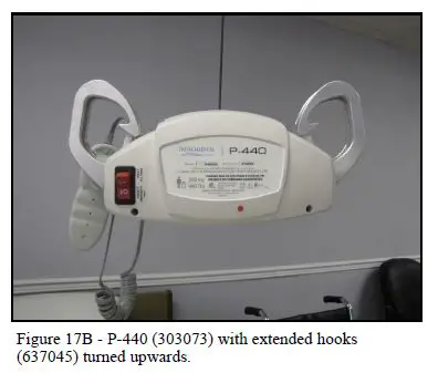 P440 Portable Ceiling Lift by Handicare FIG 33