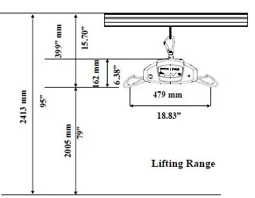 P440 Portable Ceiling Lift by Handicare FIG 4