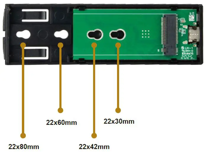 SILVERSTONE RVS03 SATA M.2 SSD Enclosure-1