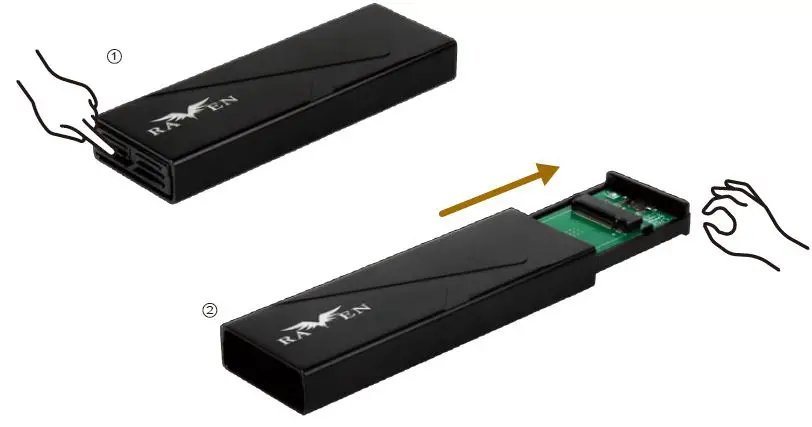 SILVERSTONE RVS03 SATA M.2 SSD Enclosure-2