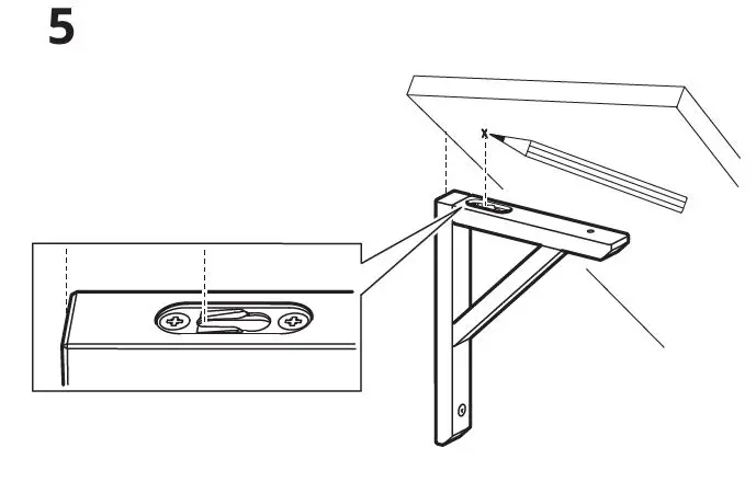 IKEA 603.999.02 Sandshult Bracket Aspen fig 10