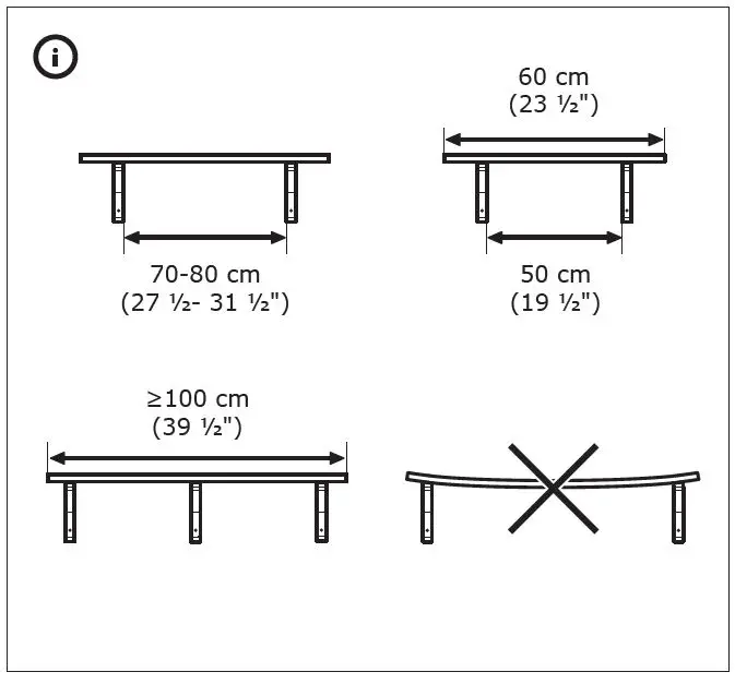 IKEA 603.999.02 Sandshult Bracket Aspen fig 2