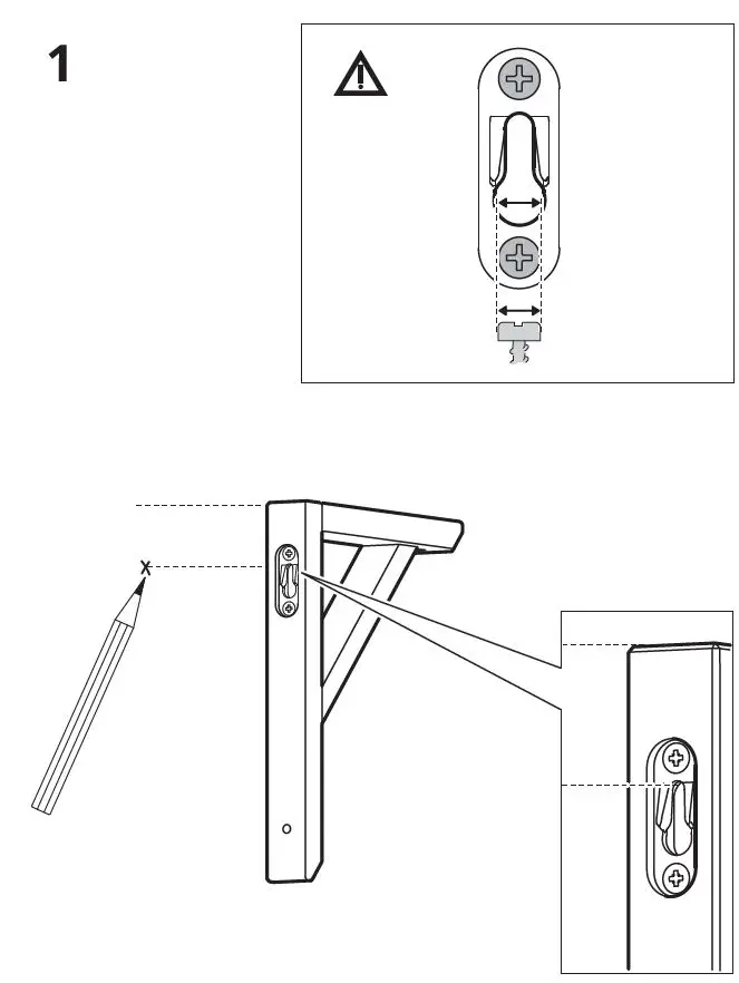 IKEA 603.999.02 Sandshult Bracket Aspen fig 6