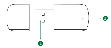 UGREEN CM448 Dual Band Wireless USB Adapter - figure 1