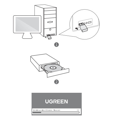 UGREEN CM448 Dual Band Wireless USB Adapter - figure 2