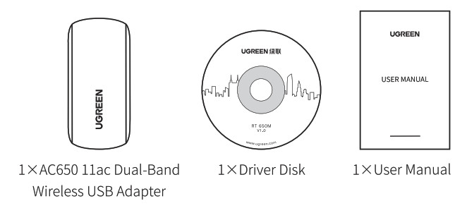 UGREEN CM448 Dual Band Wireless USB Adapter - figure 4