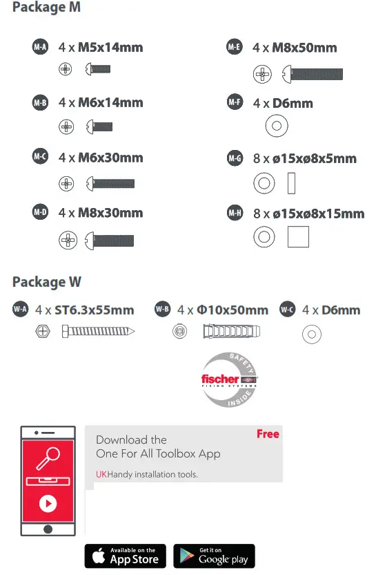 ONE FOR ALL Dynamic Fixed TV Wall Mount WM5410 - fig10