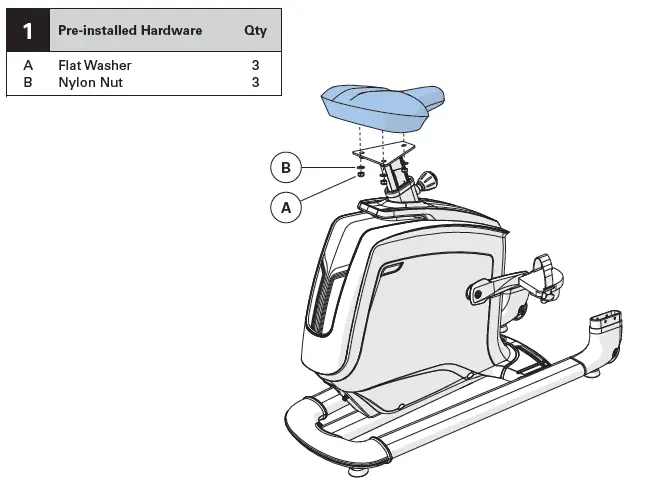 UPRIGHT CYCLE ASSEMBLY