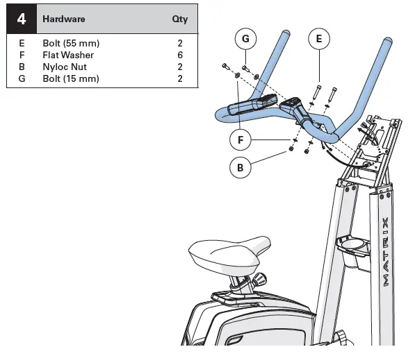 UPRIGHT CYCLE ASSEMBLY