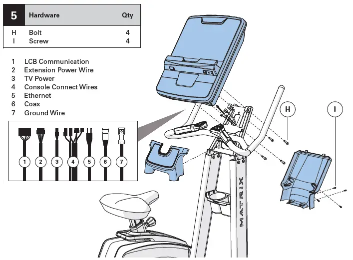UPRIGHT CYCLE ASSEMBLY