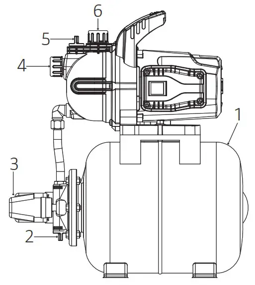 MEEC TOOLS 731125 Hydrophore Pump - DESCRIPTION
