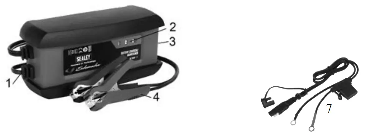 SEALEY SPI2S Automatic Battery Charger - fig