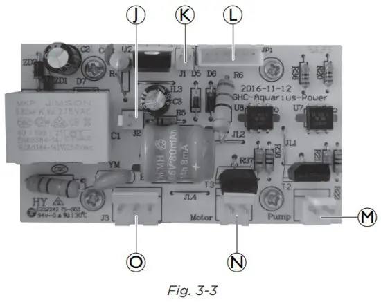 INVACARE Softform Active 2 Rx Powered Hybrid Support Surface - Circuit Board