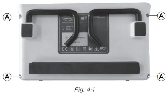 INVACARE Softform Active 2 Rx Powered Hybrid Support Surface - Replacing the Front Housing