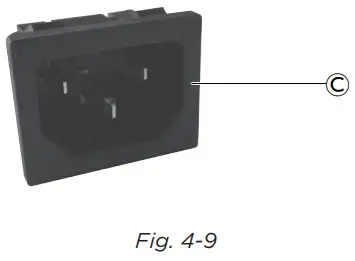 INVACARE Softform Active 2 Rx Powered Hybrid Support Surface - Replacing the Mains Cable Socket 2