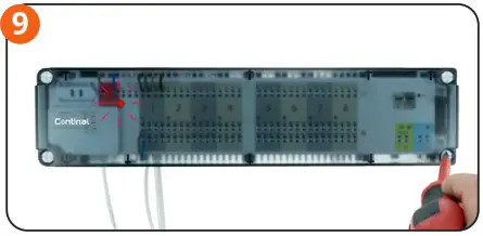 Continal 39005 Quantum Wiring Centre - Installation 9