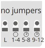 Continal 39005 Quantum Wiring Centre - Night set back 2