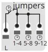 Continal 39005 Quantum Wiring Centre - Night set back 3