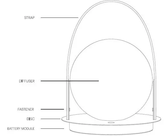 Pablo Bola Lantern Table Lamp fig 1
