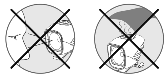 MAGICSHINE MJ 900 Bike Front Light Back - WARNING