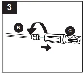 greenworks 150917 Electric Pressure Washer Replacement Gun and Hose Kit - ASSEMBLY INSTRUCTIONS 3