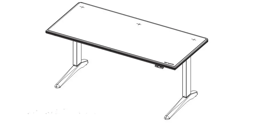 Thermaltake Battlestation Gaming Desk Instruction Manual