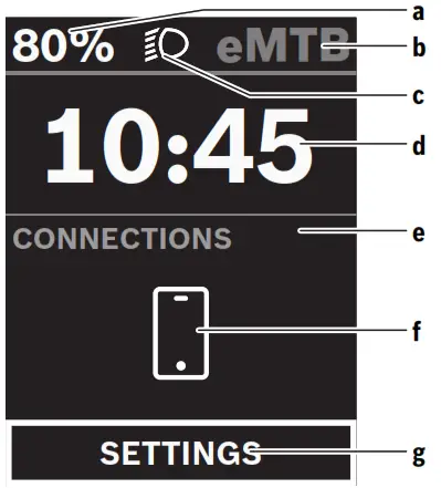 BOSCH BHU3600 Kiox 300 Display Smart System - pressing