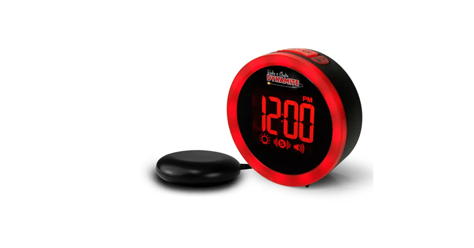 Geemarc Jwns-dynamite Wake N Shake Dynamite 95db Loud Alarm Clock User Guide