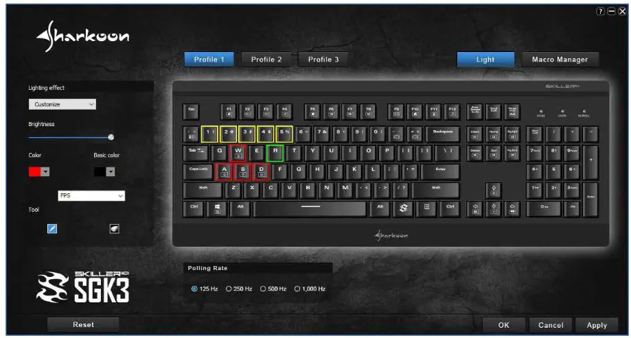 Sharkoon SKILLER SGK3 Mechanical Gaming Keyboard - Illumination 2