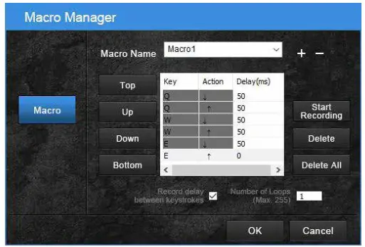 Sharkoon SKILLER SGK3 Mechanical Gaming Keyboard - Macro Manager 2