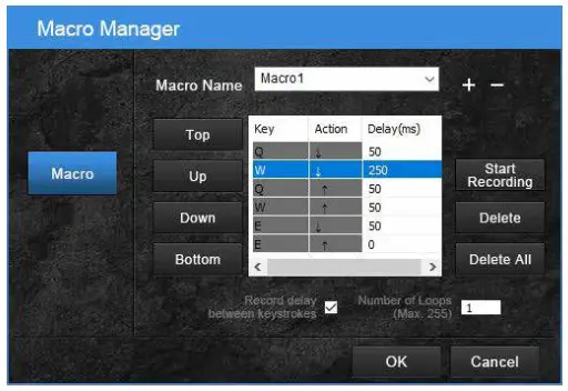 Sharkoon SKILLER SGK3 Mechanical Gaming Keyboard - Macro Manager 3