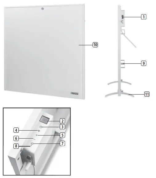 PRINCESS-350-540-700-Smart-Infrared-Panel-Heater-1