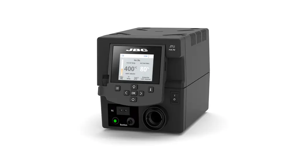 Jbc Jtu Hot Air Control Unit Instruction Manual