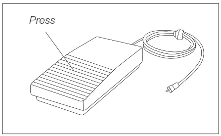JBC JTU Hot Air Control Unit - Pedal